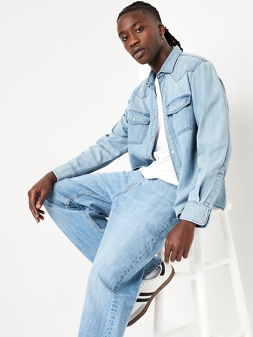 Image number 3 showing, Jean Pocket Shirt