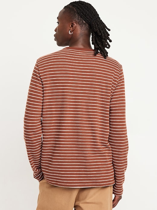 Image number 6 showing, Textured Long-Sleeve T-Shirt