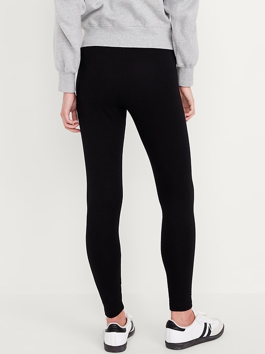 View large product image 2 of 3. High-Waisted Fleece-Lined Leggings 2-Pack