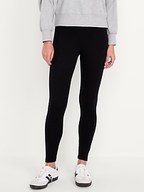 View large product image 3 of 3. High-Waisted Fleece-Lined Leggings 2-Pack