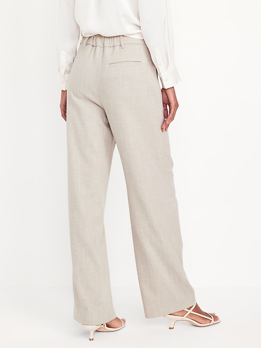 Image number 2 showing, Extra High-Waisted Taylor Wide-Leg Trouser Pants