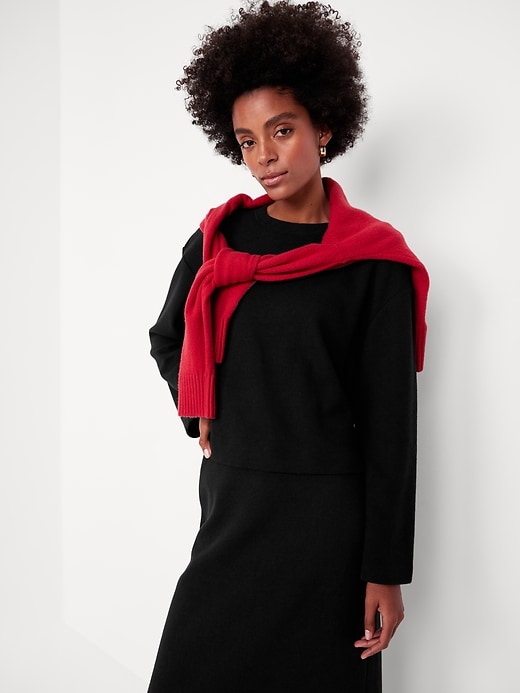 Image number 3 showing, Cozy Drop-Shoulder Sweater