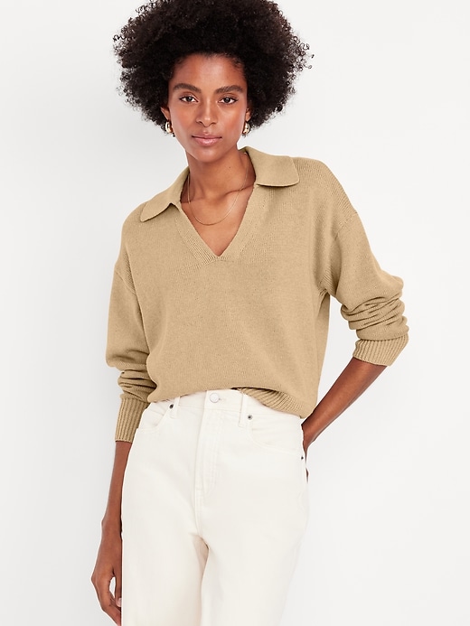 Image number 1 showing, Polo Sweater