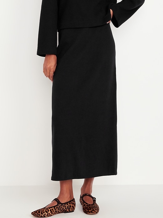 Image number 1 showing, Cozy Maxi Column Skirt