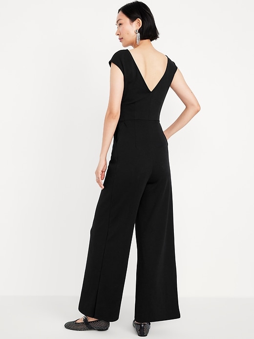 Image number 2 showing, Ponte-Knit Jumpsuit