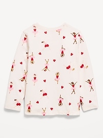 Image number 2 showing, Printed Long-Sleeve T-Shirt for Toddler Girls