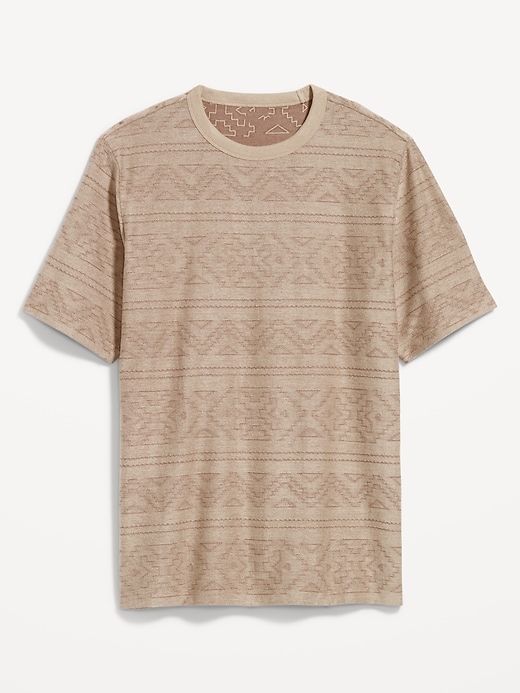 Image number 4 showing, Textured Jacquard T-Shirt