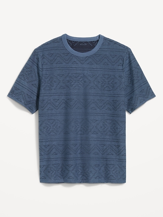 Image number 8 showing, Textured Jacquard T-Shirt