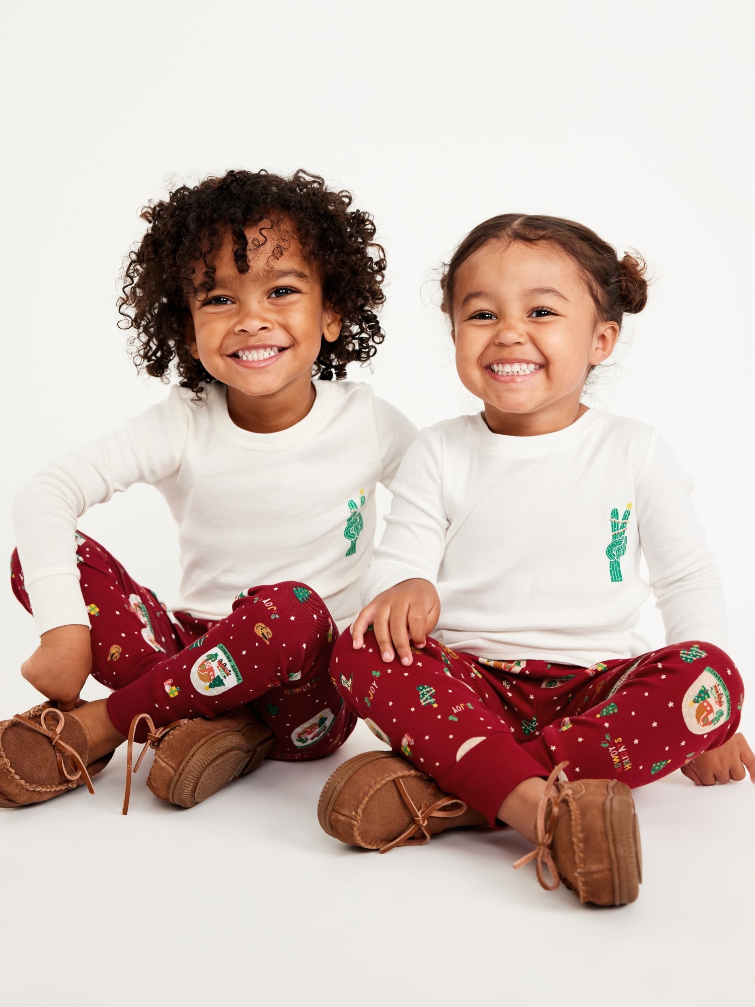 Unisex Snug-Fit Printed Pajama Set for Toddler & Baby