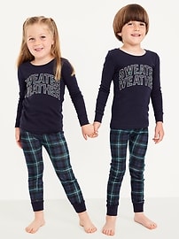 Image number 1 showing, Unisex Snug-Fit Printed Pajama Set for Toddler & Baby