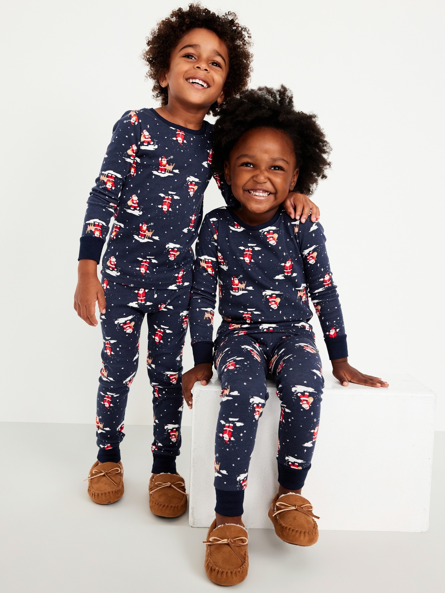 Printed Snug-Fit Pajama Set for Toddler & Baby