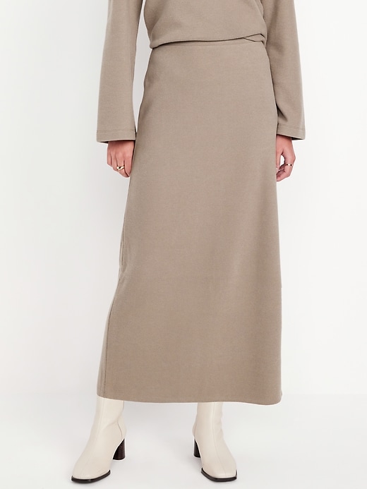 Image number 1 showing, Cozy Maxi Column Skirt