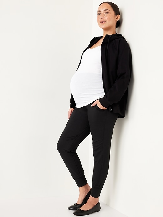 Image number 3 showing, Maternity Full-Panel CloudComfy Joggers