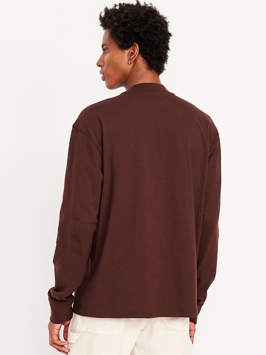 Image number 2 showing, Heavyweight Mock-Neck T-Shirt