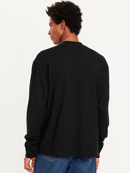 Image number 2 showing, Heavyweight Mock-Neck T-Shirt