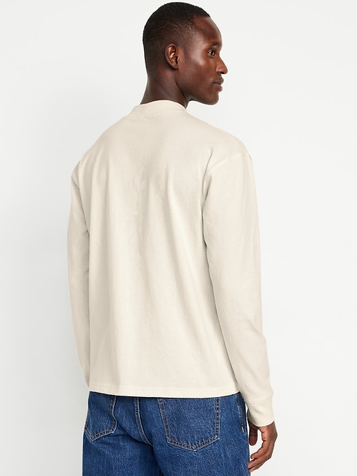 Image number 5 showing, Heavyweight Mock-Neck T-Shirt