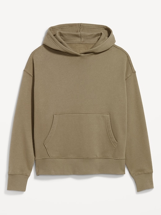 Image number 4 showing, Oversized Cropped Essential Pullover Hoodie