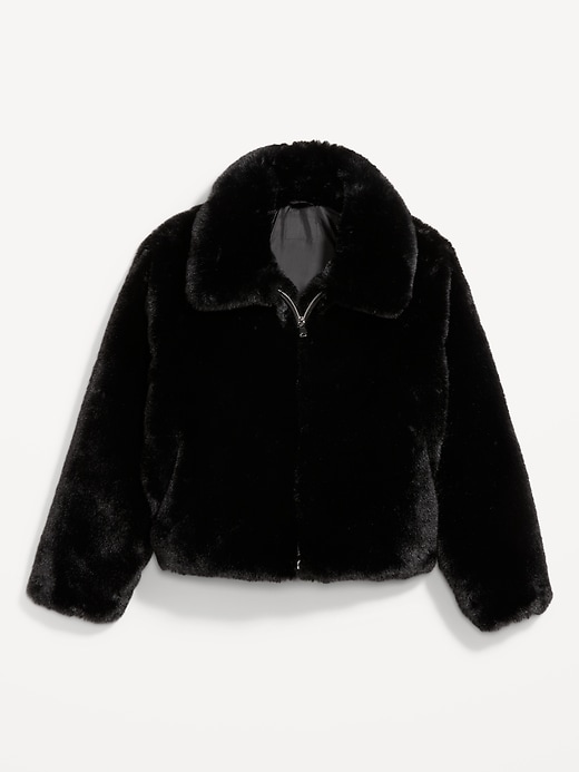 Faux Fur Zip Jacket