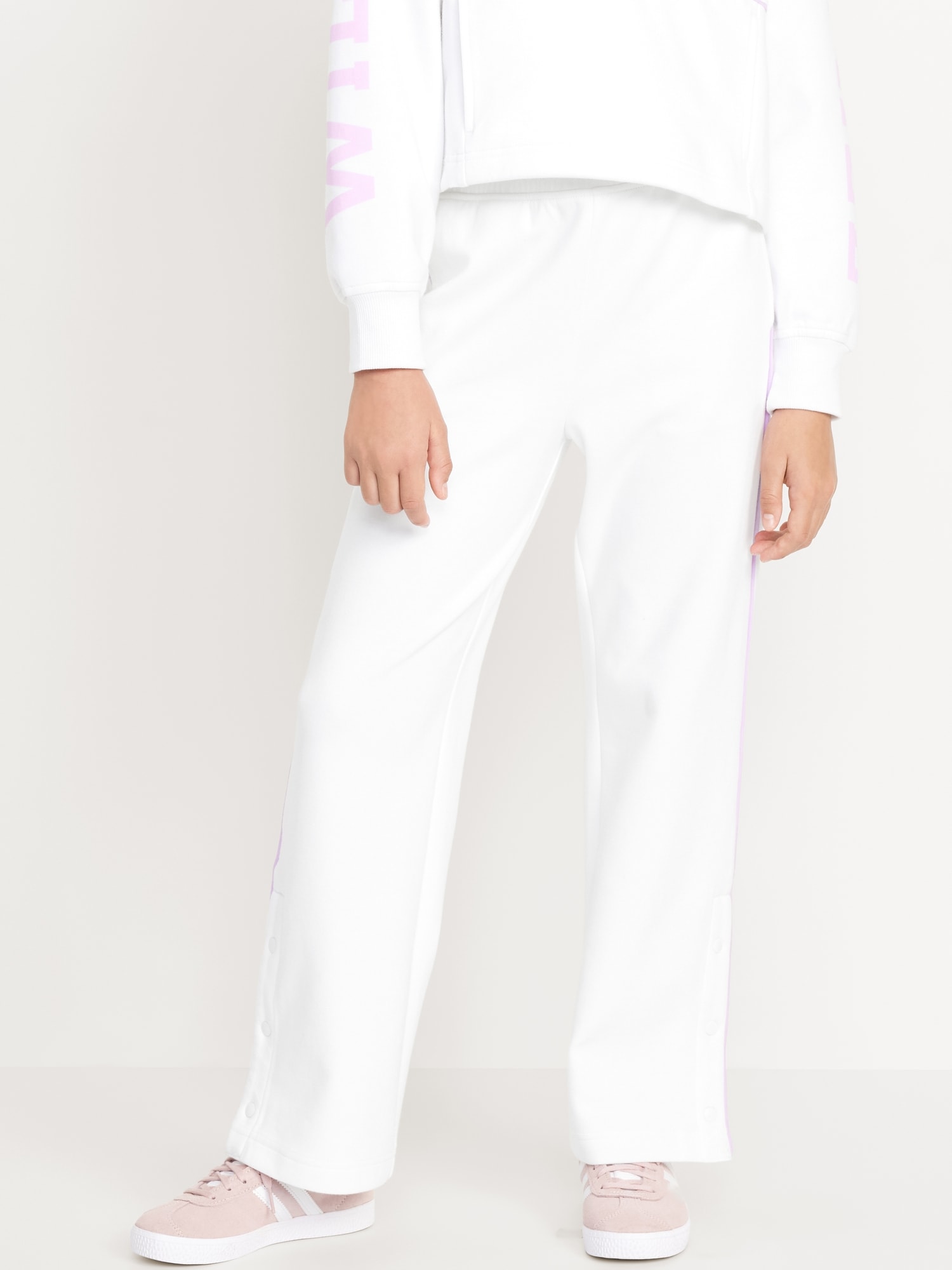 High-Waisted Dynamic Fleece Track Pants for Girls