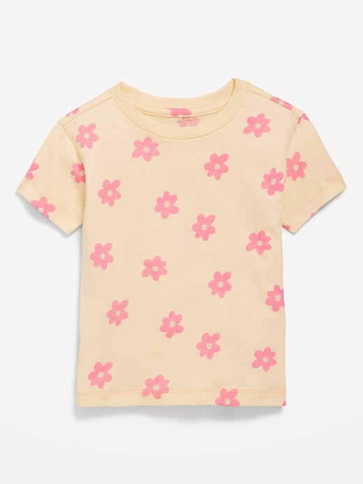 View large product image 1 of 2. Printed Short-Sleeve T-Shirt for Toddler Girls