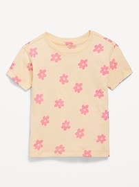 Image number 1 showing, Printed Short-Sleeve T-Shirt for Toddler Girls