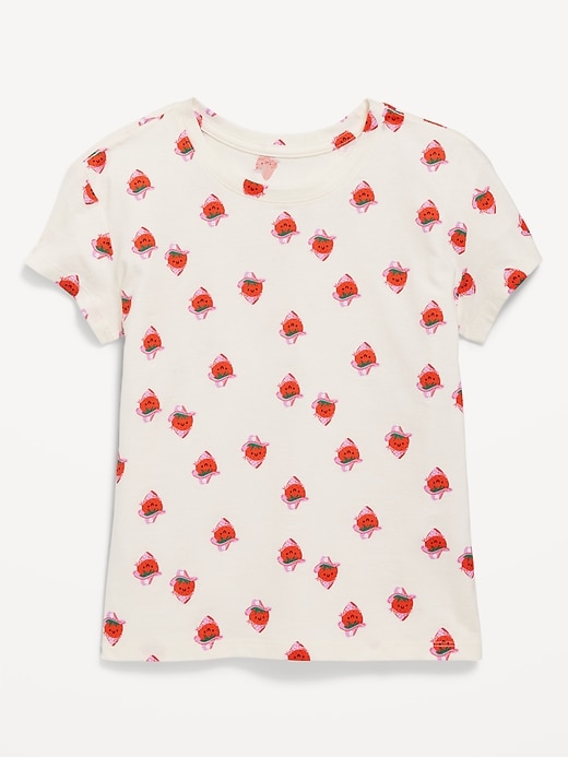 View large product image 1 of 1. Printed Softest Short-Sleeve T-Shirt for Girls