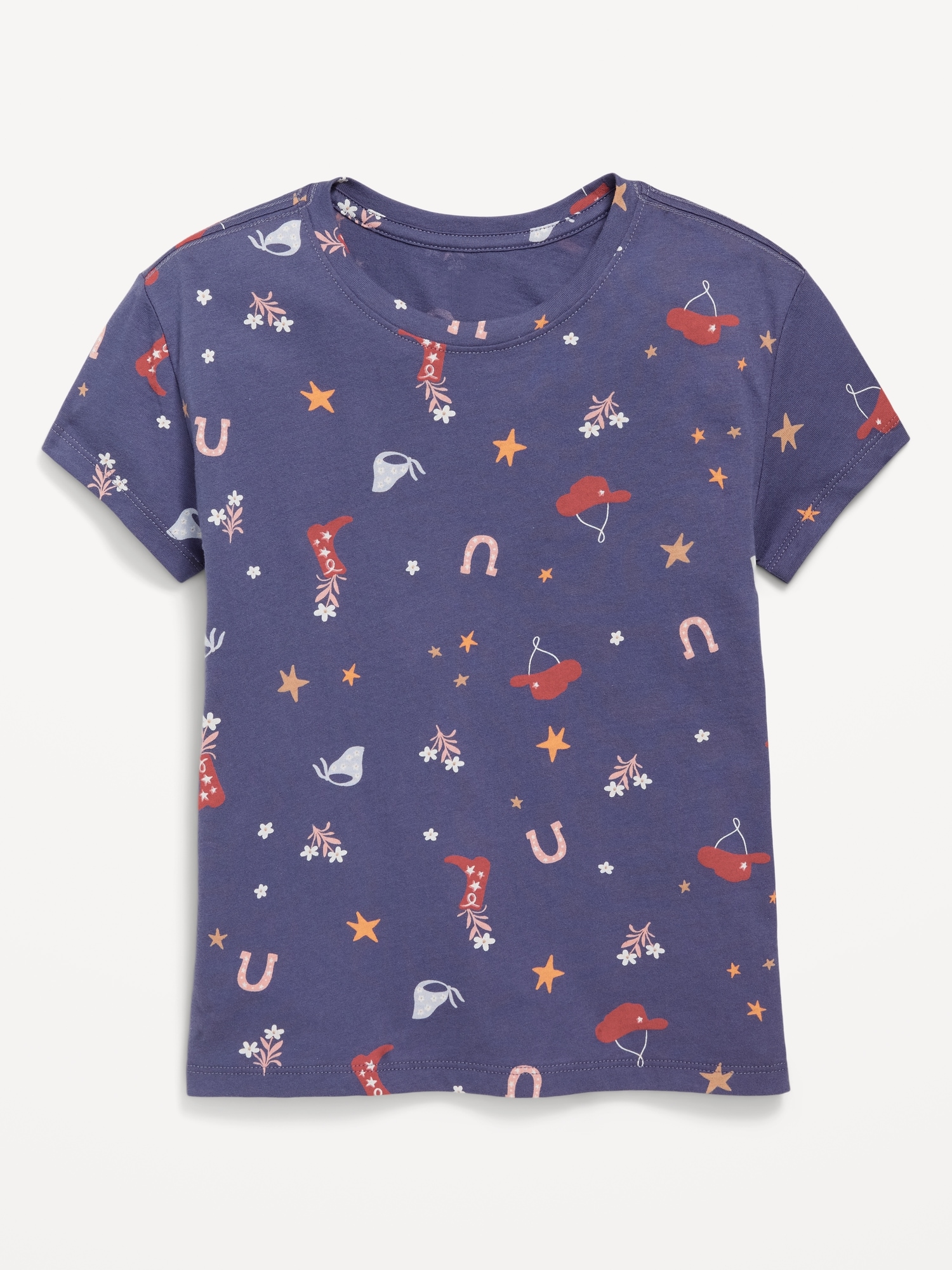 Printed Softest Short-Sleeve T-Shirt for Girls