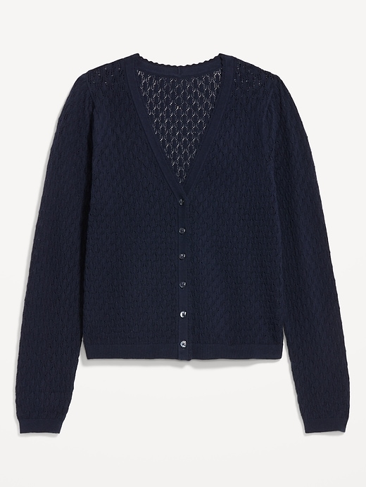 Image number 7 showing, SoSoft Lite Pointelle Cardigan