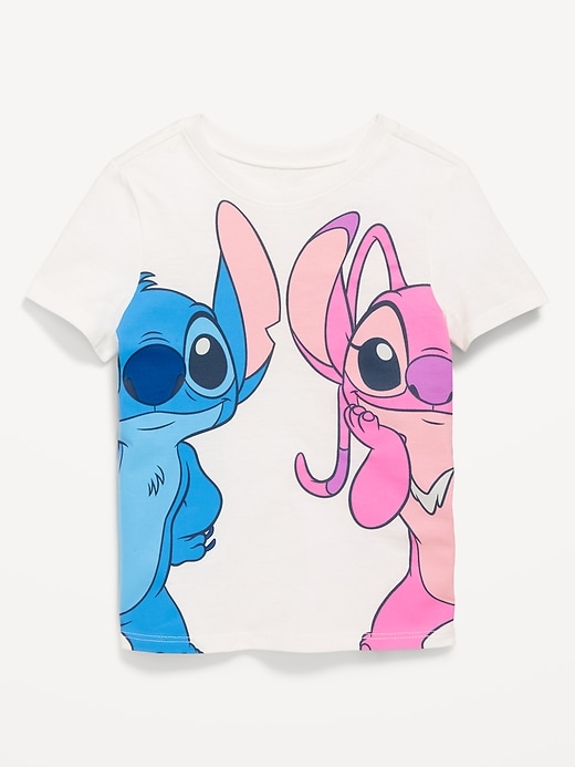 View large product image 1 of 2. Disney© Stitch &amp; Angel Unisex Graphic T-Shirt for Toddler