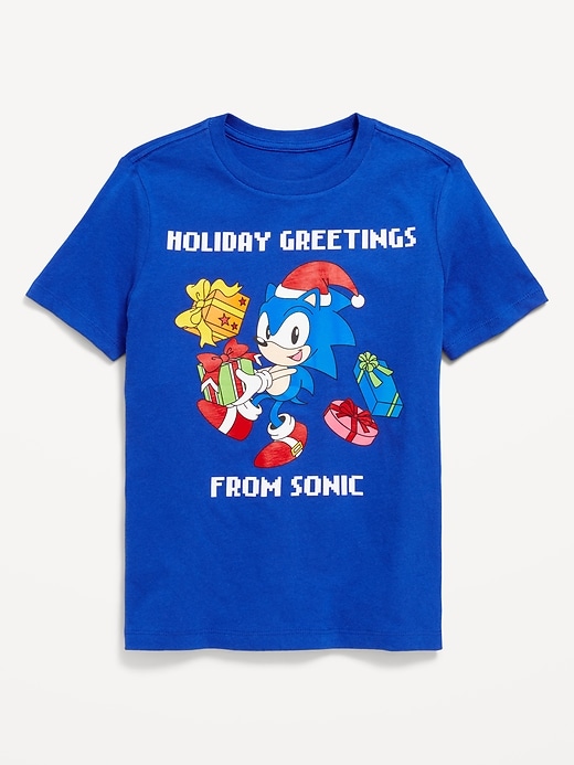 View large product image 1 of 2. Sonic The Hedgehog™ Gender-Neutral Graphic T-Shirt for Kids