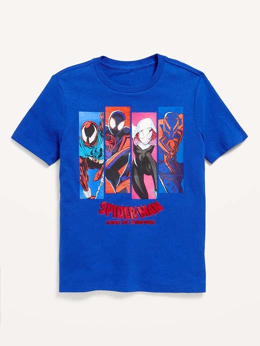 View large product image 1 of 2. Marvel™ Spider-Man Gender-Neutral Graphic T-Shirt for Kids