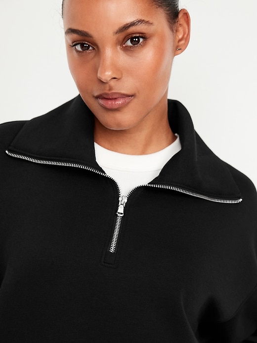 Image number 4 showing, Half-Zip Bounce Fleece Pullover