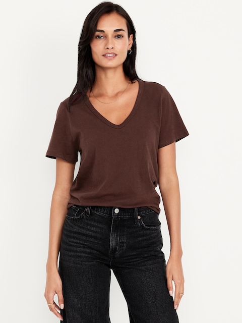 EveryWear V-Neck T-Shirt - Raisin Arizona