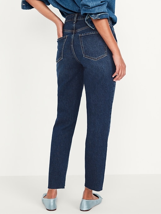 Image number 3 showing, High-Waisted Button-Fly OG Straight Ankle Jeans