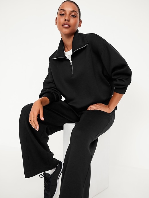 Image number 3 showing, Half-Zip Bounce Fleece Pullover