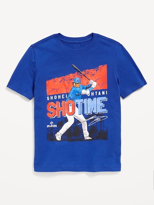 View large product image 1 of 2. MLB© Ohtani© Gender-Neutral Graphic T-Shirt for Kids