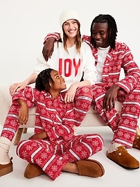 View large product image 4 of 4. Gender-Neutral Graphic Snug-Fit Pajama Set for Kids