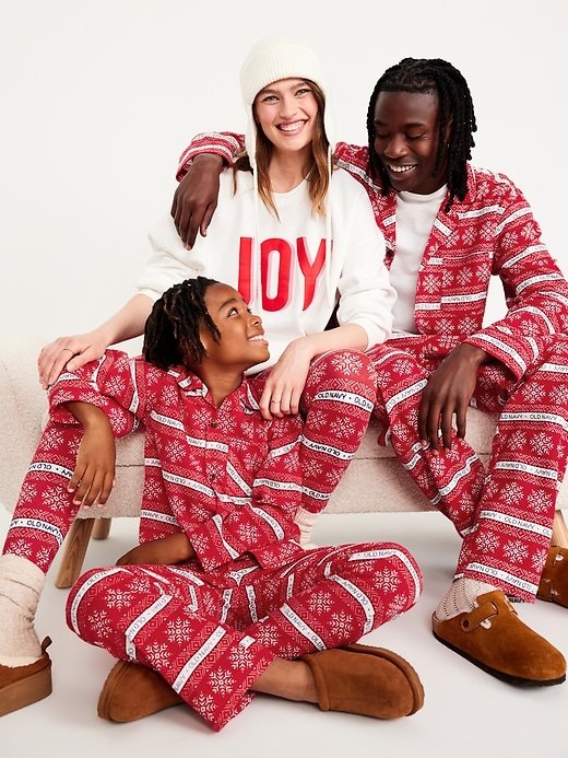 Image number 3 showing, Maternity Matching Flannel Pajama Set