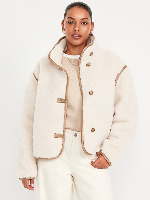 Image number 1 showing, Sherpa Aviator Jacket