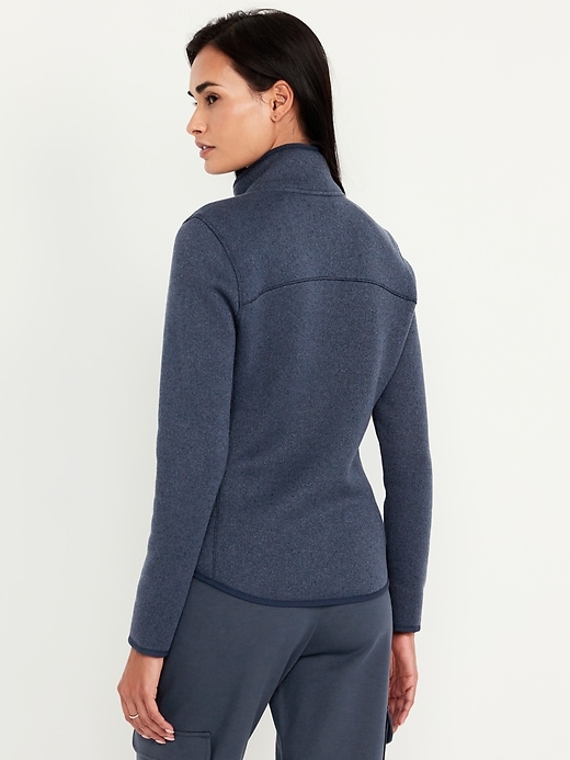 Image number 8 showing, Sweater Fleece Zip Jacket