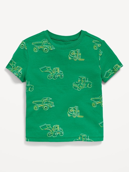 View large product image 1 of 1. Printed Crew-Neck T-Shirt for Toddler Boys