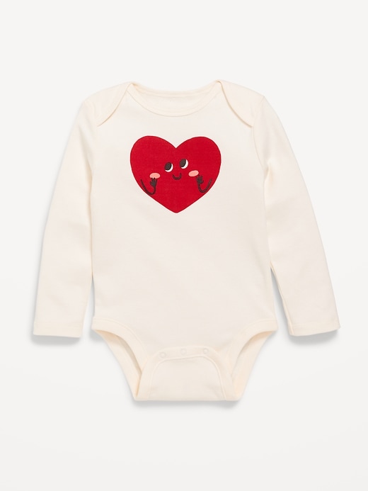 View large product image 1 of 2. Long-Sleeve Graphic Bodysuit for Baby