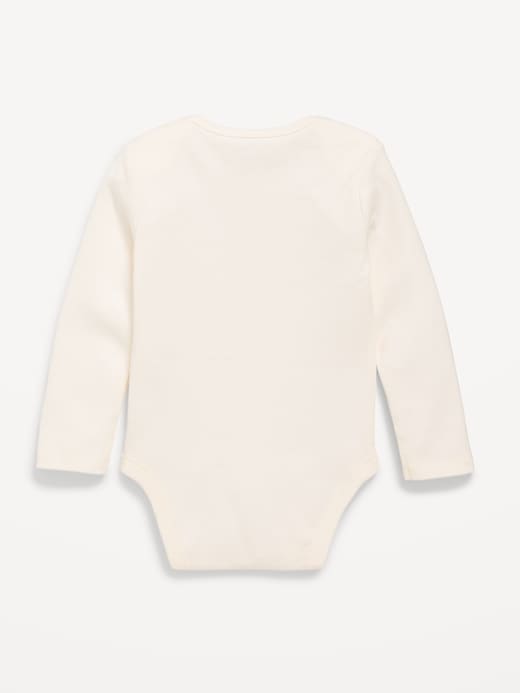 View large product image 2 of 2. Long-Sleeve Graphic Bodysuit for Baby