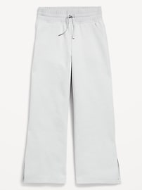 View large product image 4 of 5. Dynamic Fleece High-Waisted Wide-Leg Pants for Girls