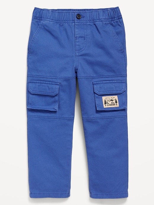 View large product image 2 of 2. Loose Twill Cargo Pants for Toddler Boys