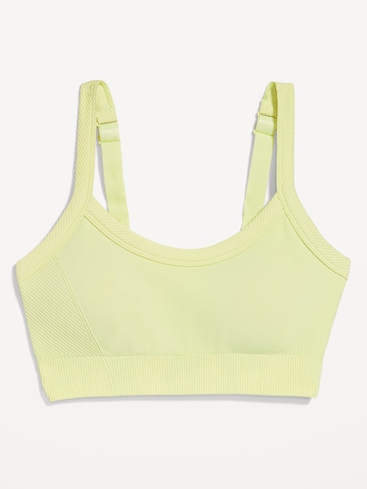 Image number 2 showing, Light Support Seamless Ribbed Sports Bra