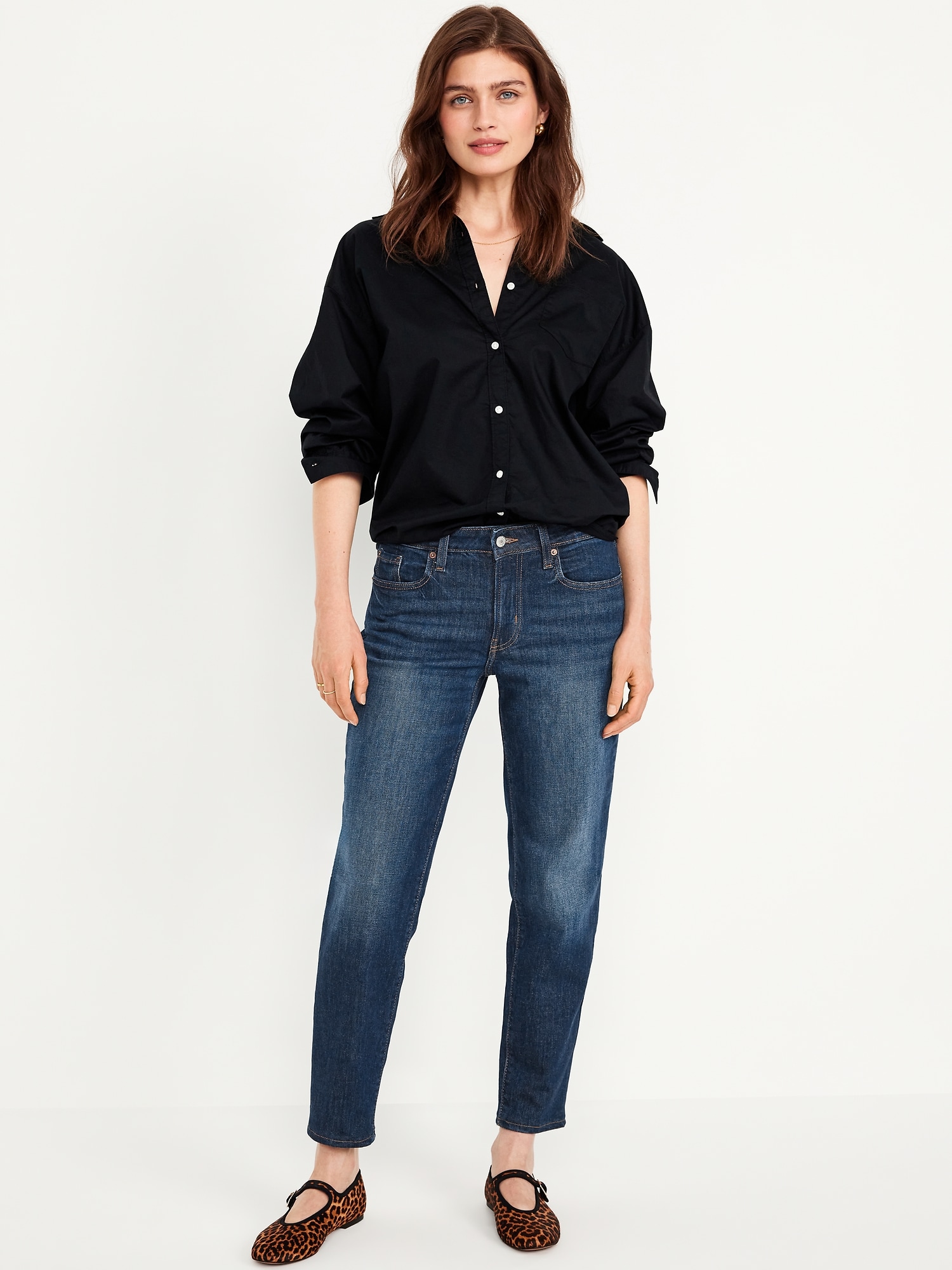 Old navy tapered jeans best sale