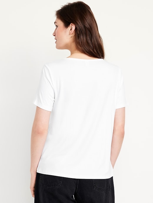 Image number 2 showing, Luxe V-Neck T-Shirt