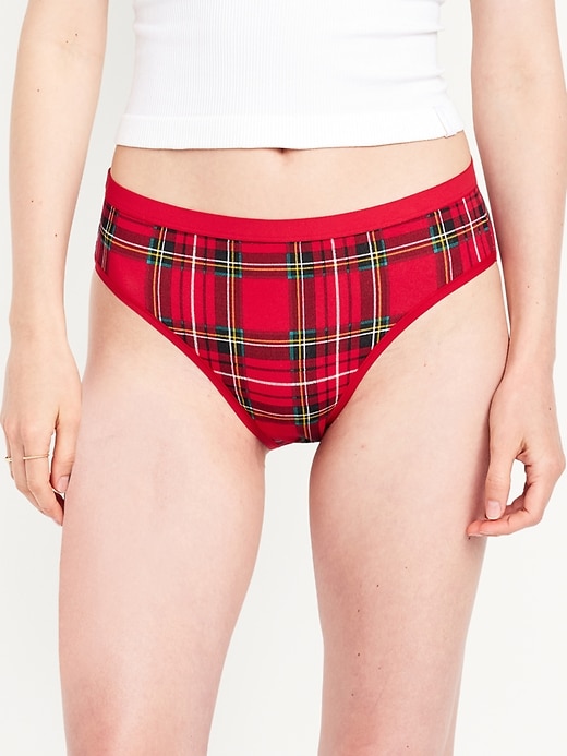 View large product image 1 of 8. High-Waisted Everyday Cotton Underwear