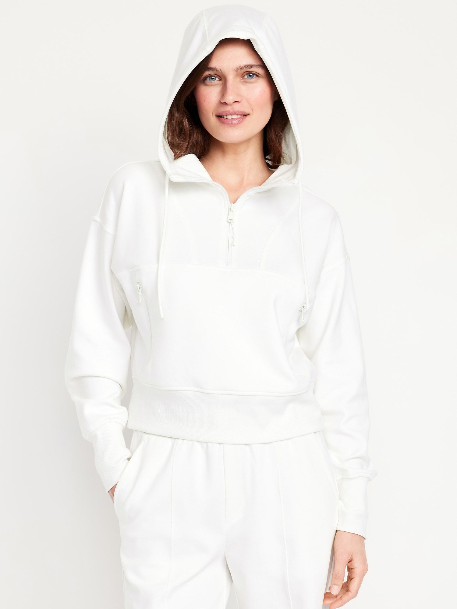 Dynamic Fleece Half-Zip Hoodie | Old Navy